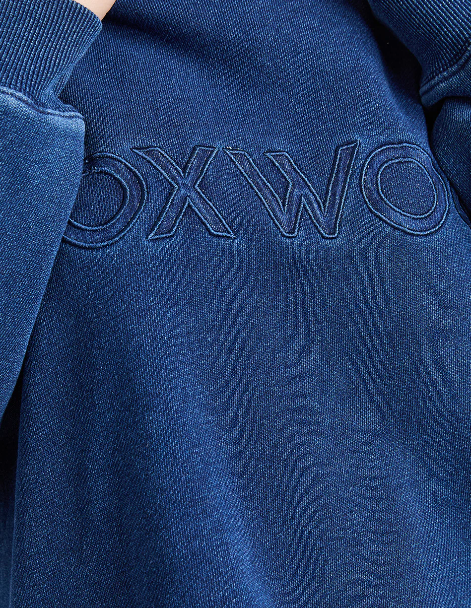 Remedy Oversized Crew Indigo - Image 5