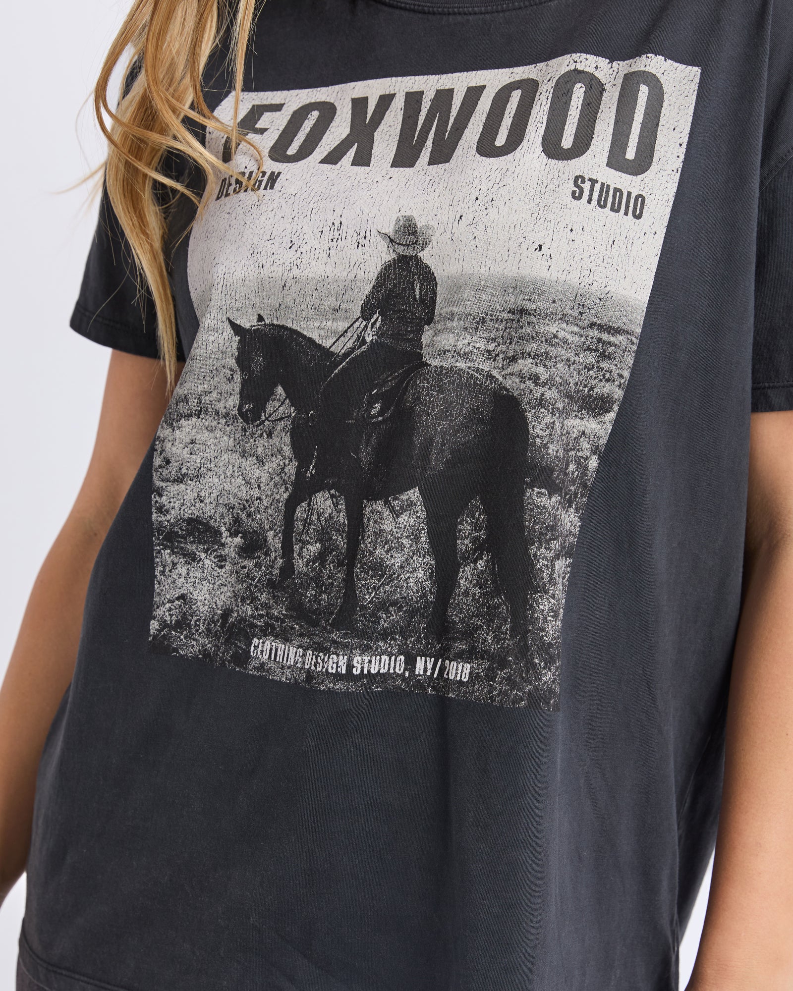 Rodeo Tee Washed Black - Image 6