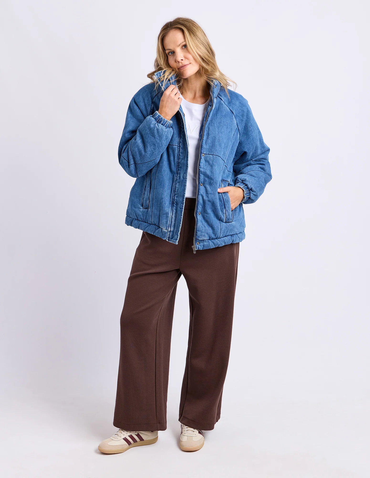 Rosalee Jacket Mid Blue - Image 2