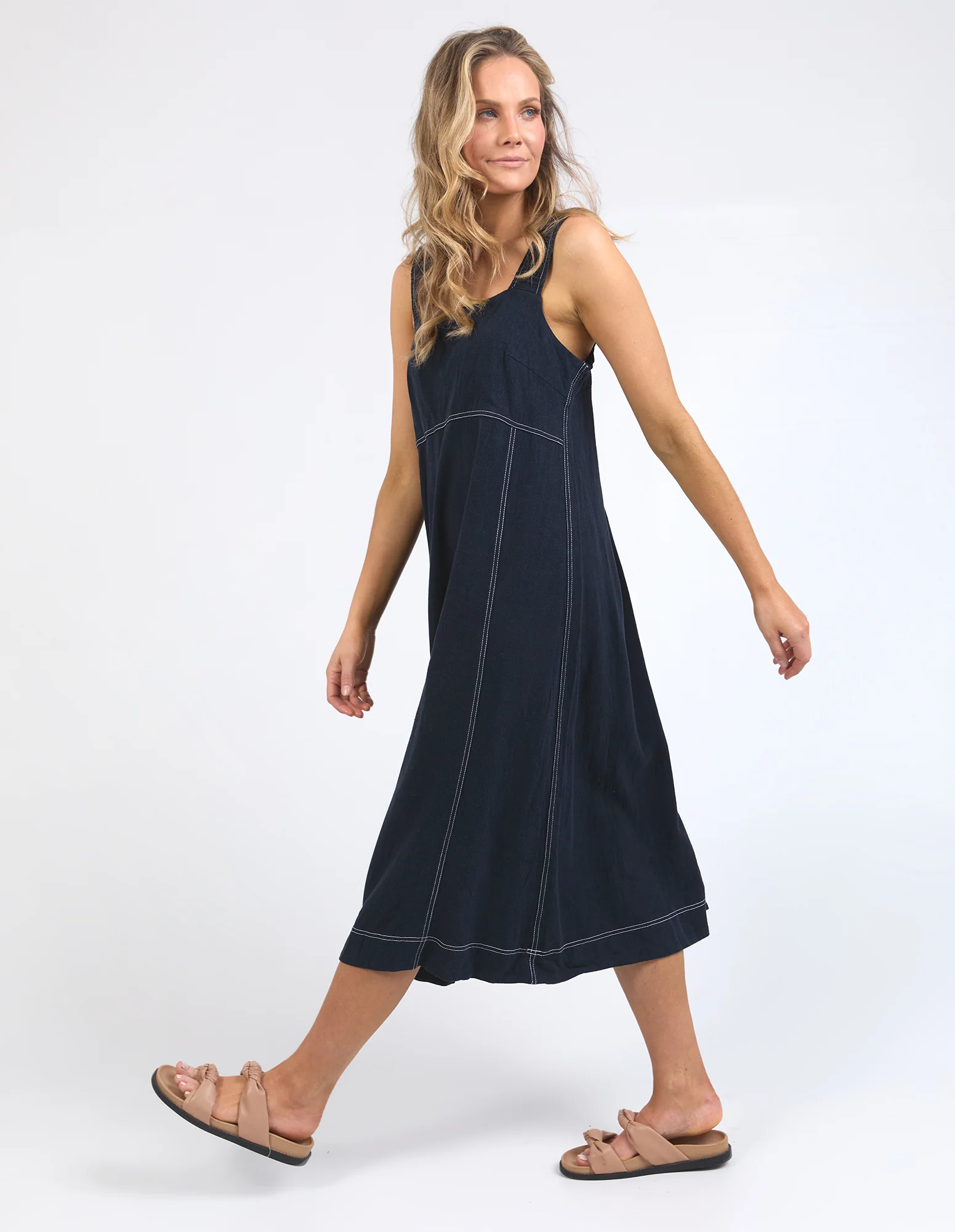 Sage Dress Dark Sapphire - Image 6