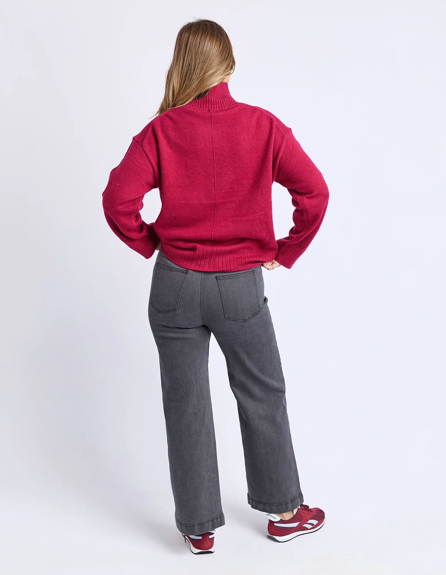 Stellar Knit Rhubarb Red - Image 4