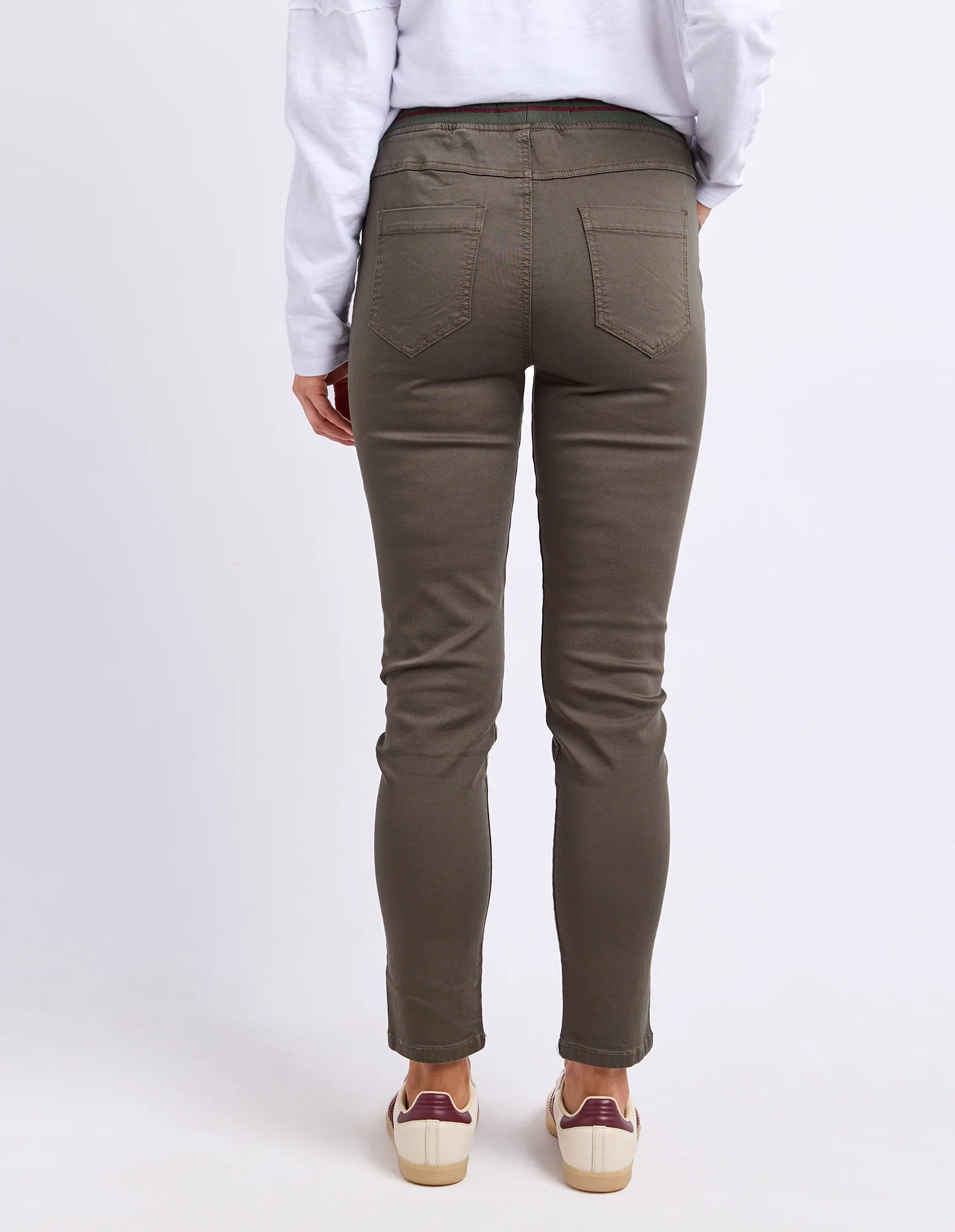 Sylvia Jogger Dark Khaki - Image 3
