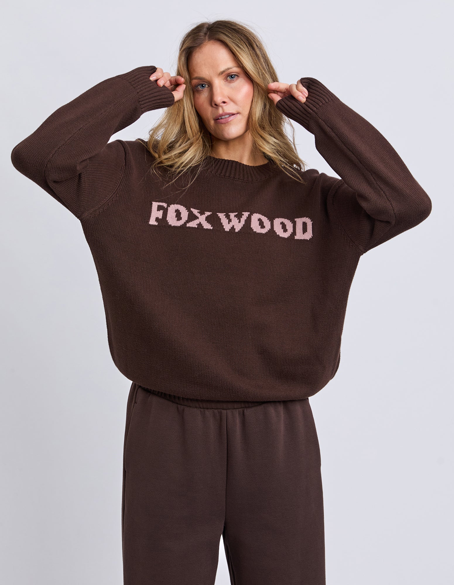 Taylor Knit Crew Coffee Bean - Image 2