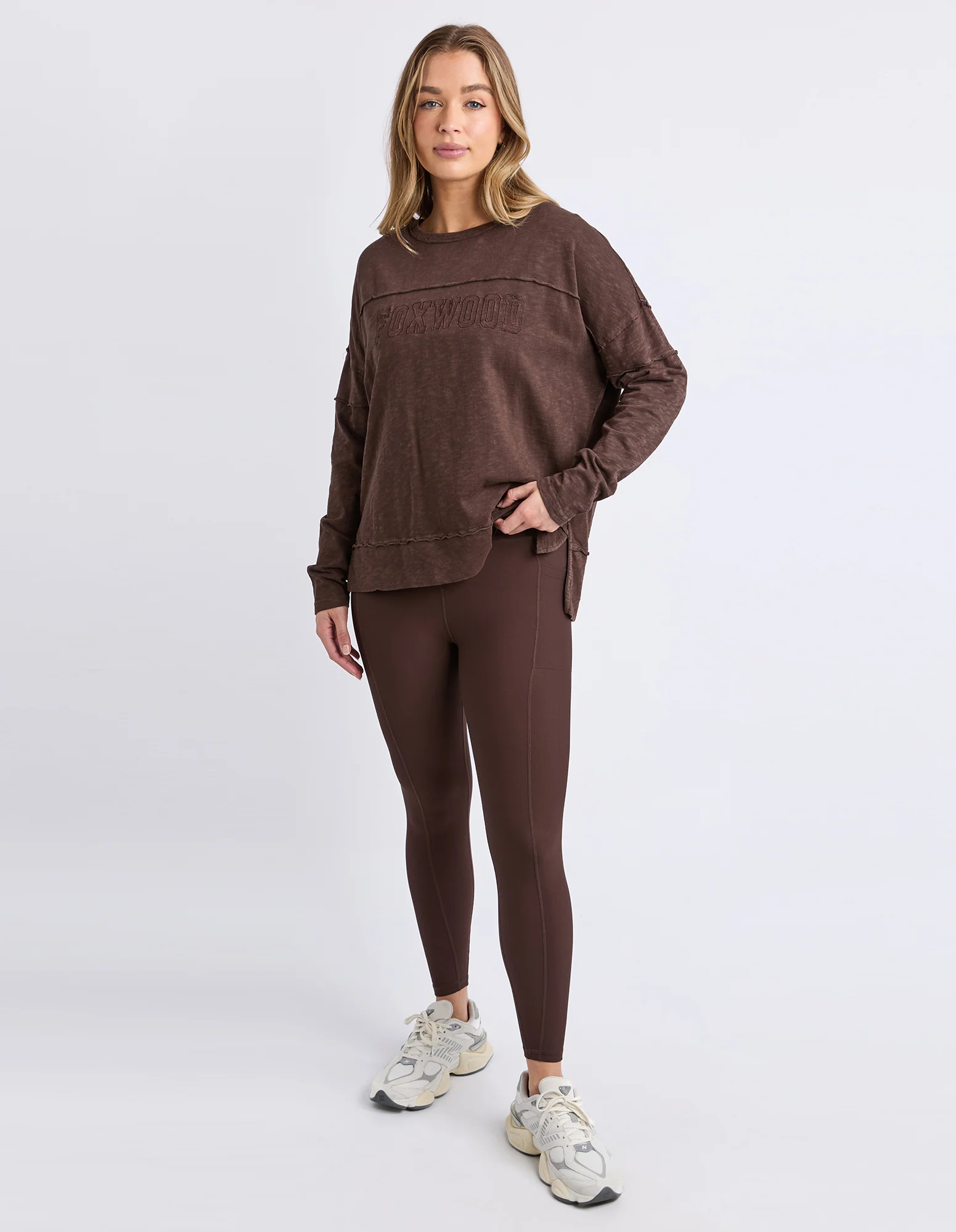 Throw On Tee Coffee Bean - Image 2