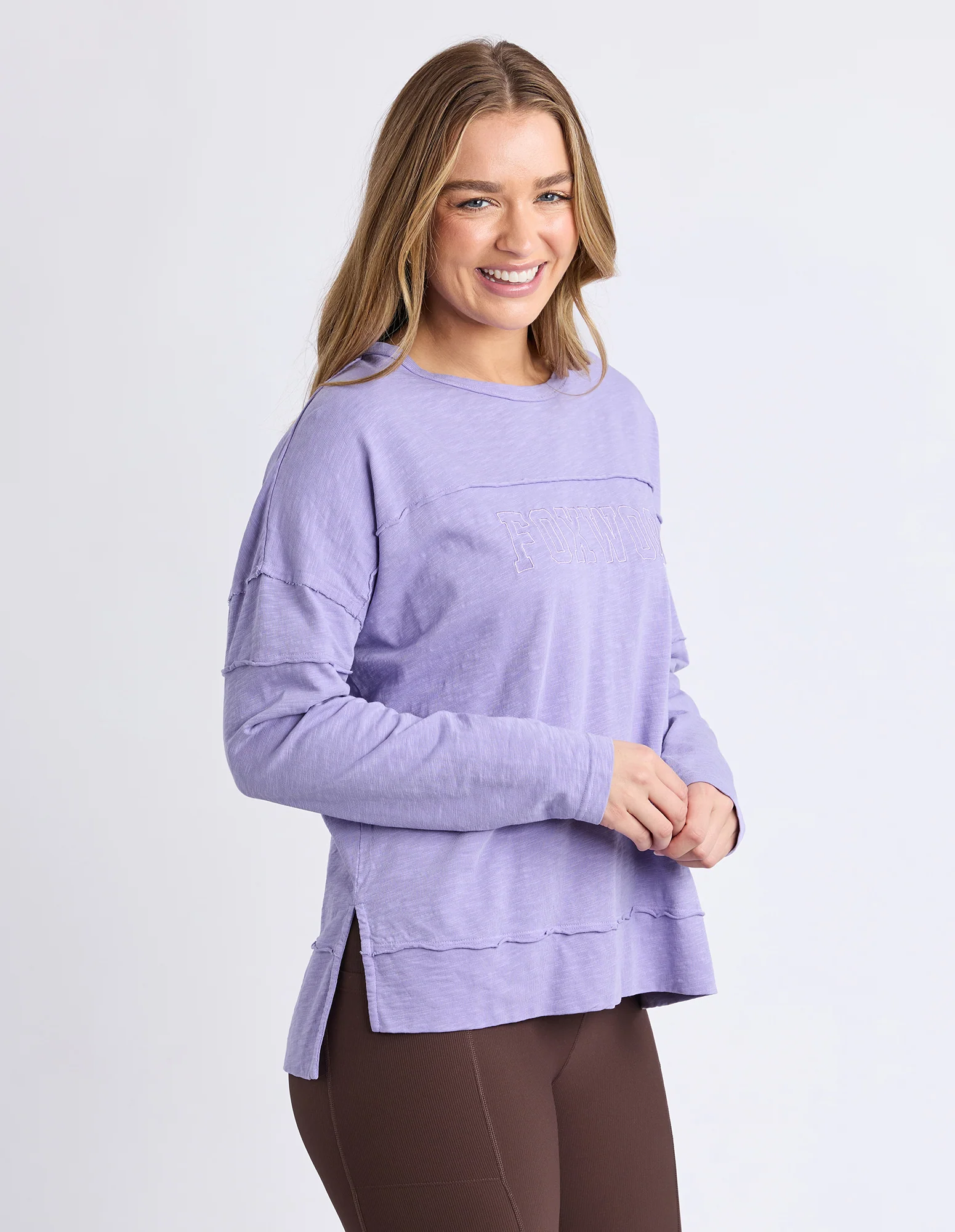 Throw On Tee Lavender - Image 4