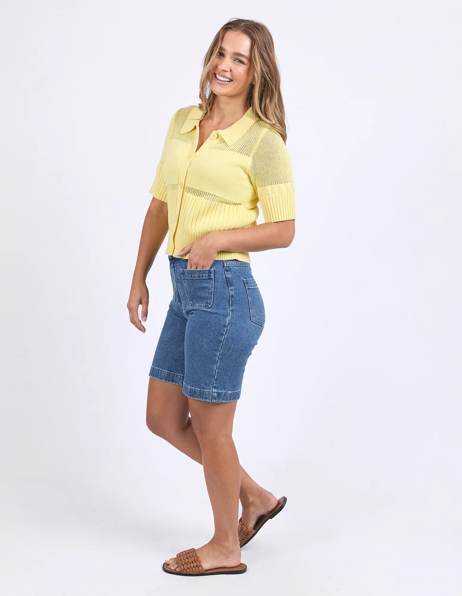 Trevi Knit Top Lemon - Image 7