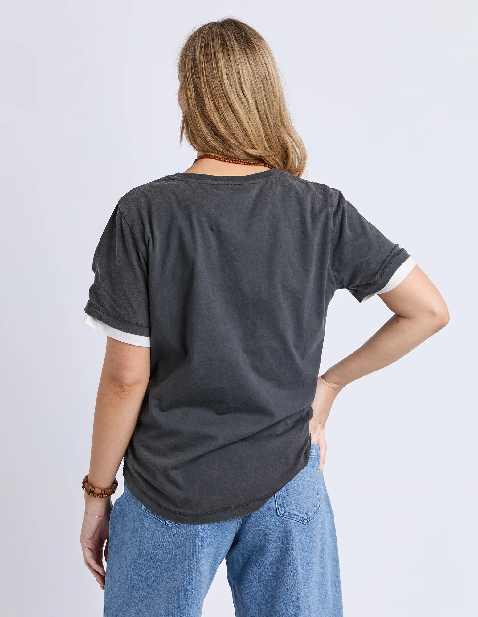 Wild West Tee Washed Black - Image 3